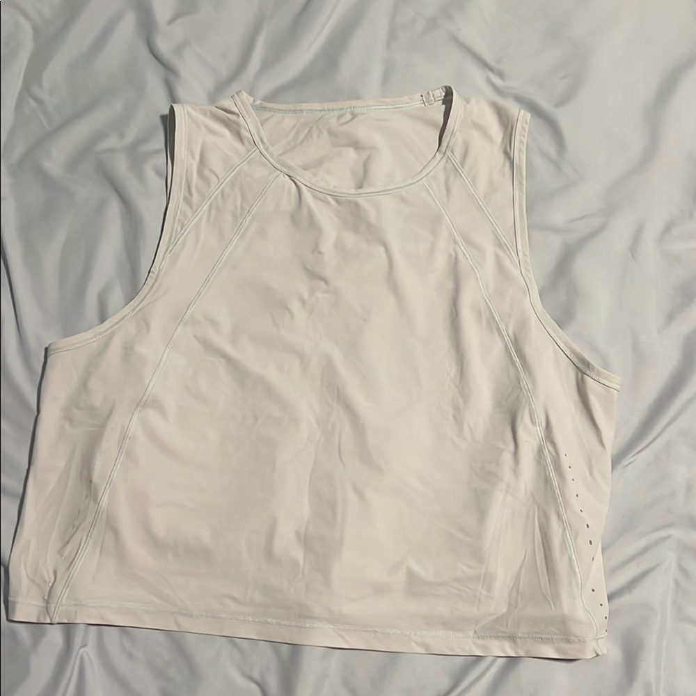 Lululemon sculpt cropped tank